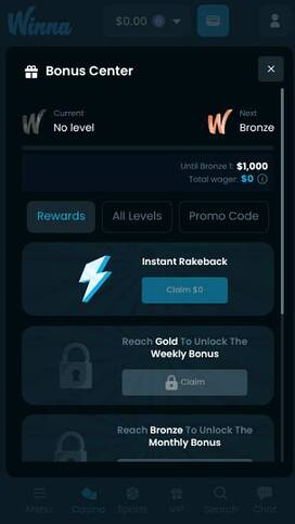Winna Casino VIP Program