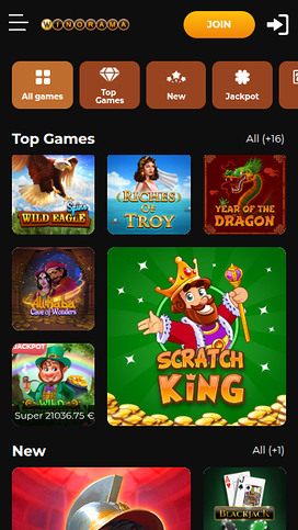 Winorama Casino Mobile Games