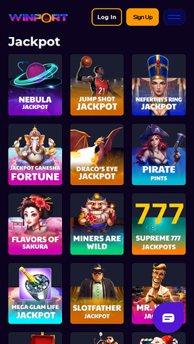 WinPort Casino Mobile Jackpot