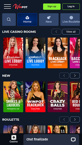 WinPot Mobile Live Dealer