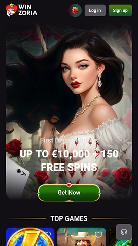 Winzoria Casino Homepage