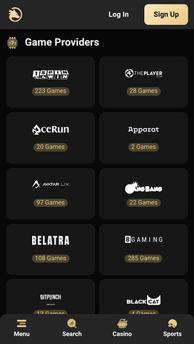 Wolf.io Casino Mobile Game Developers