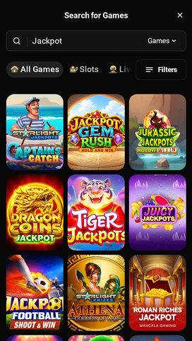 Wolf.io Casino Mobile Jackpot