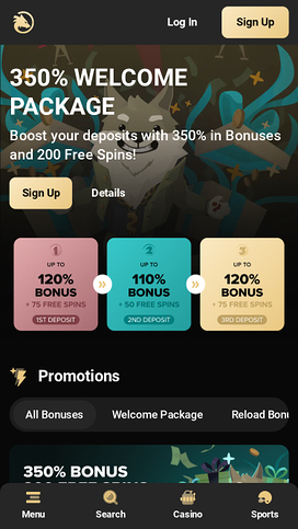 Wolf.io Casino Mobile Promotions