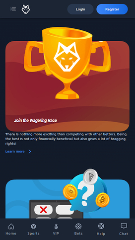 Wolf.Bet Casino Mobile Promotions