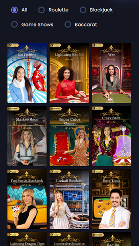 Wombat Casino Mobile Live Dealer