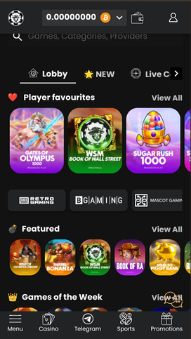 WSM Casino Mobile Games