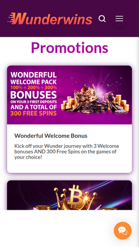 Wunderwins Mobile Promotions