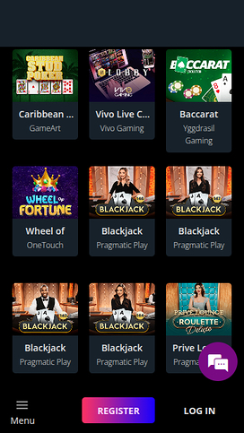 Crupier en vivo móvil de X7 Casino
