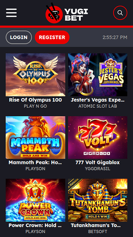 Yugibet Mobile Games