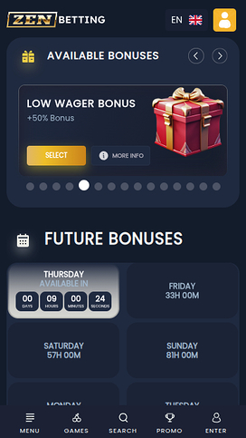 ZenBetting Casino Mobile Promotions