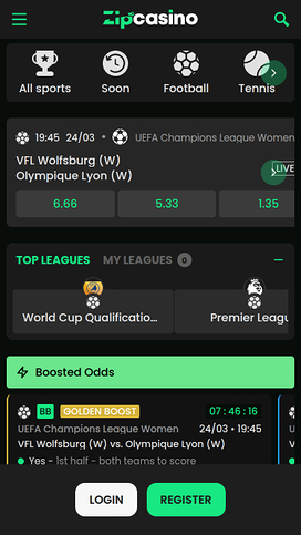 Zip Casino Mobile Sports Betting