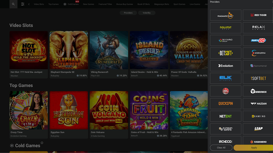 18Bet Casino Desktop Game Developers