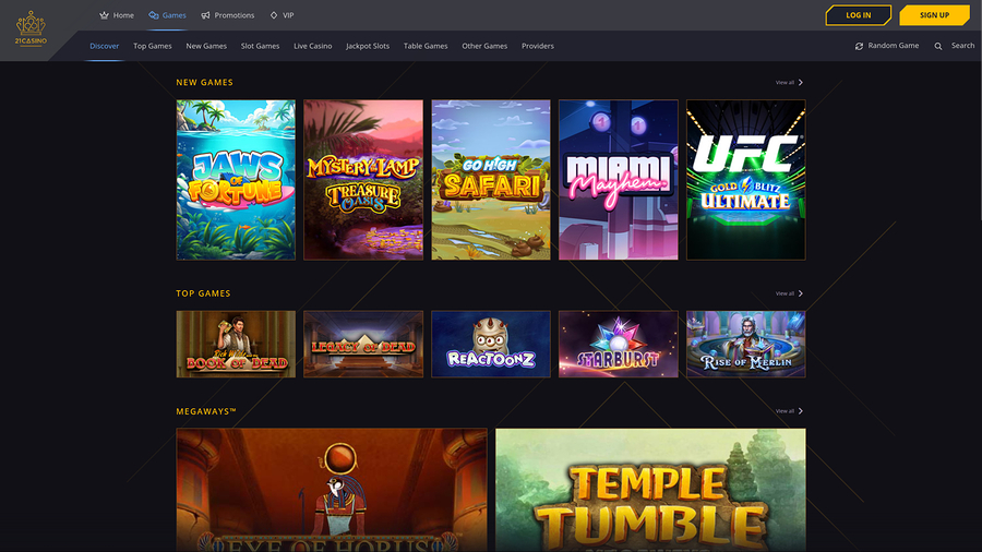 21 Casino Desktop Games