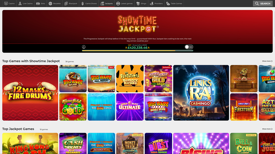 32Red Casino Desktop Jackpot