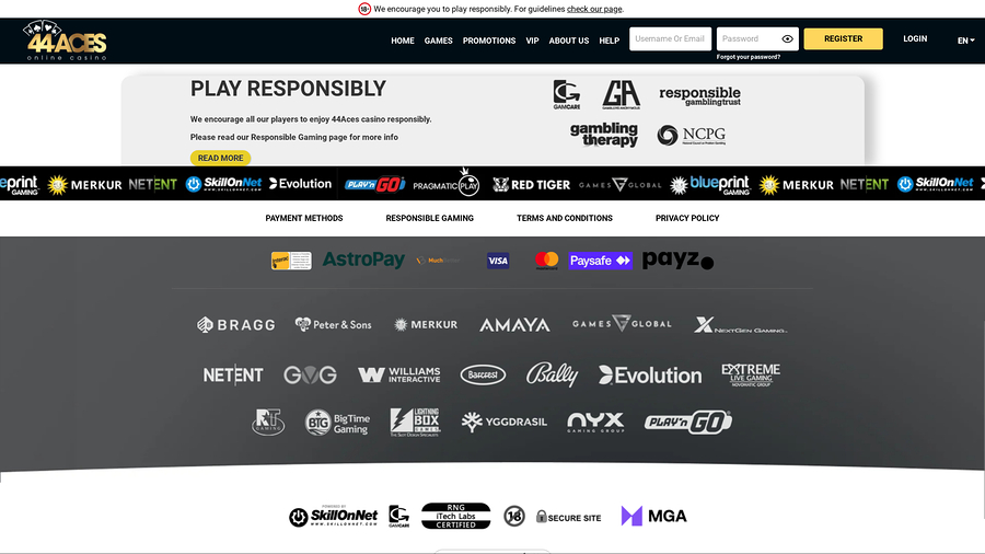 44Aces Casino Desktop Game Developers