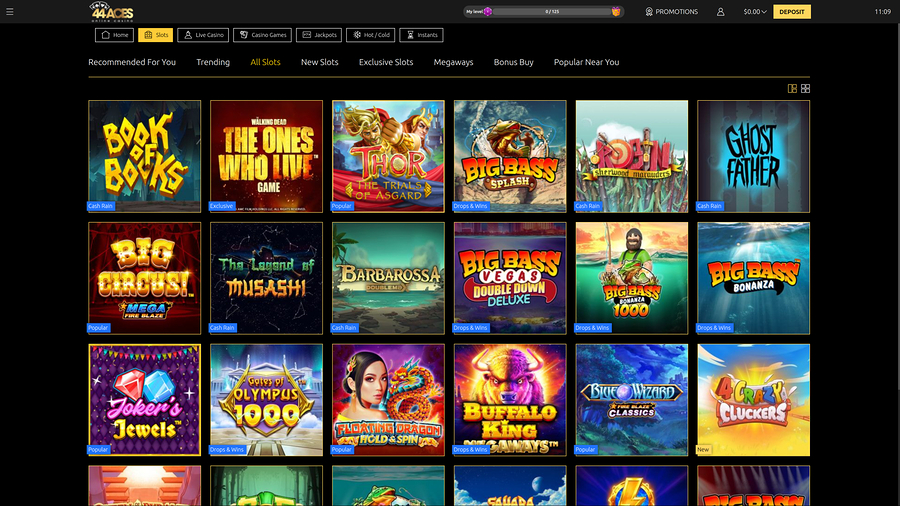 44Aces Casino Desktop Games