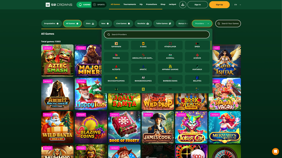 50Crowns Casino Desktop Game Developers