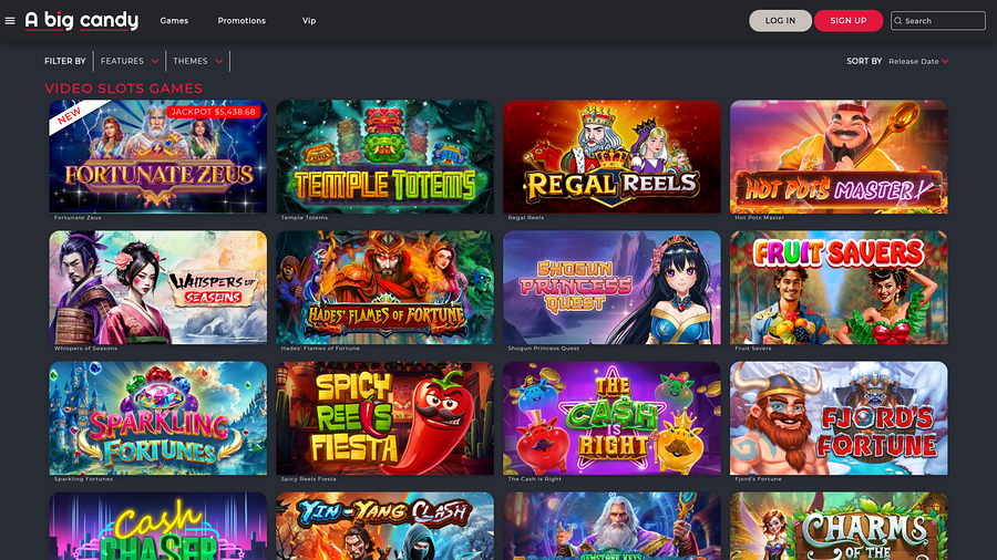 A Big Candy Casino Desktop Games