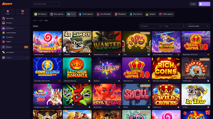 Juegos de casino Akibawin
