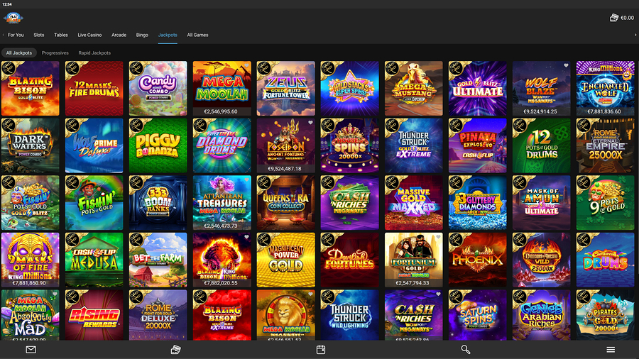 All Slots Casino Desktop Jackpot