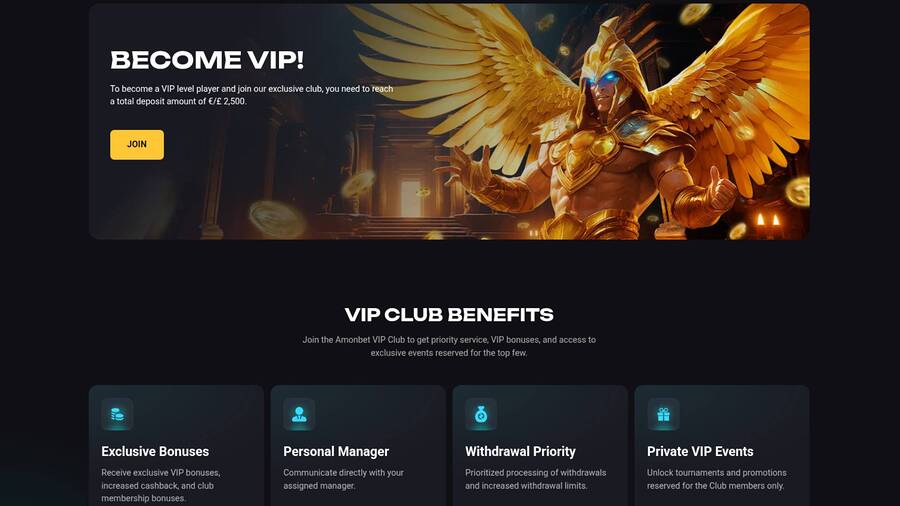 AmonBet VIP screenshot