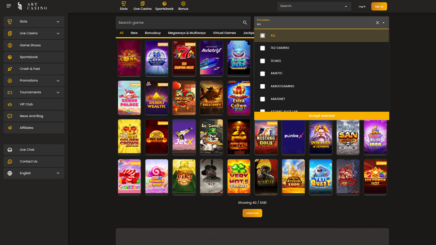 Desarrolladores de juegos de escritorio de Art Casino