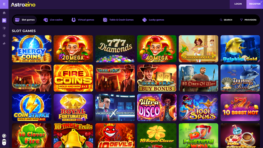 Astrozino Casino Desktop Games