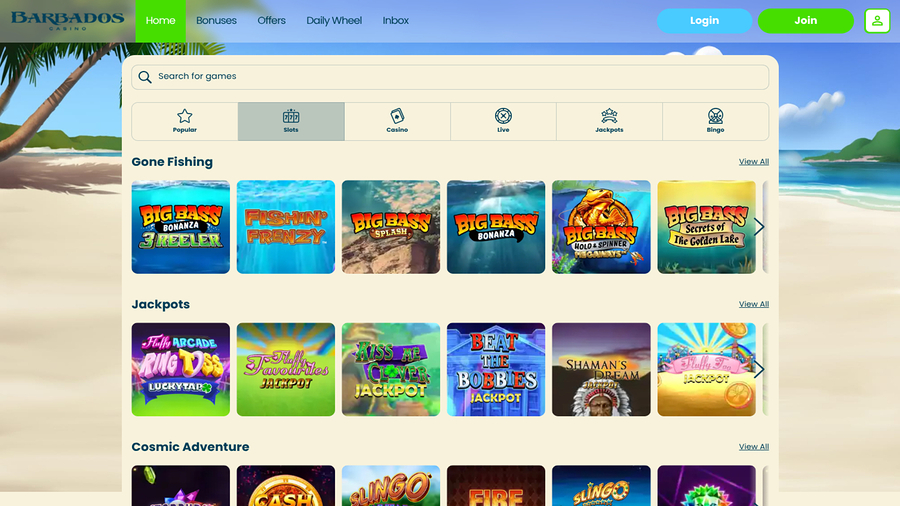 Barbados Casino Desktop Games