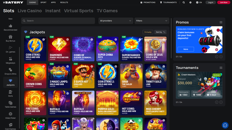 Batery Jackpot Desktop