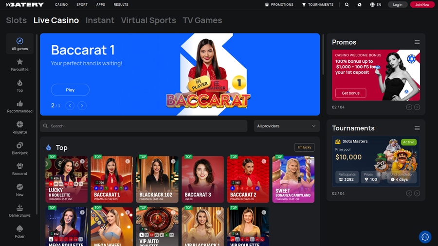 Batery Live Dealer Desktop