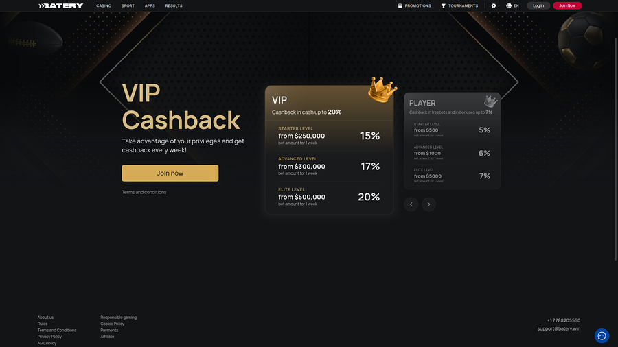 Batery Desktop VIP Program