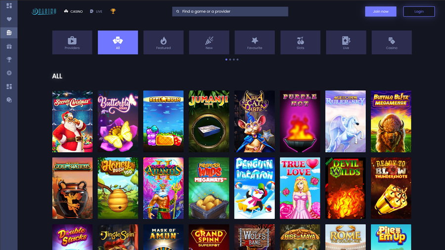 BB Casino Desktop Games