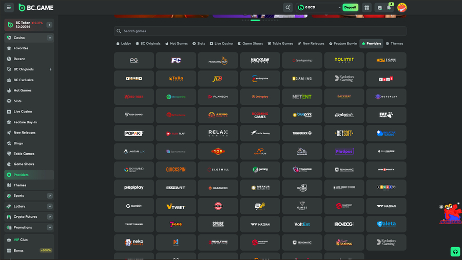 BC.Game Casino Desktop Game Developers