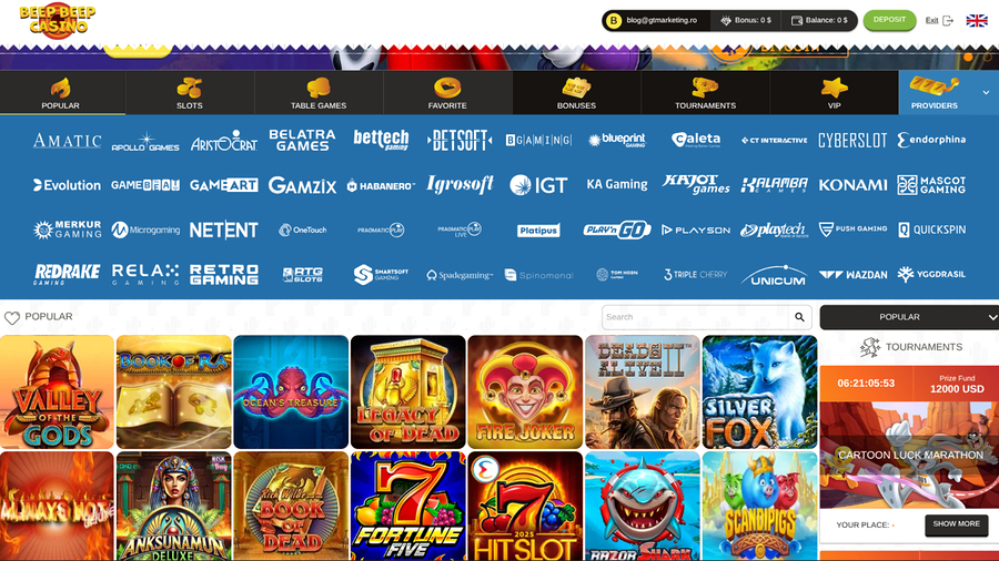 Beep Beep Casino Desktop Game Developers