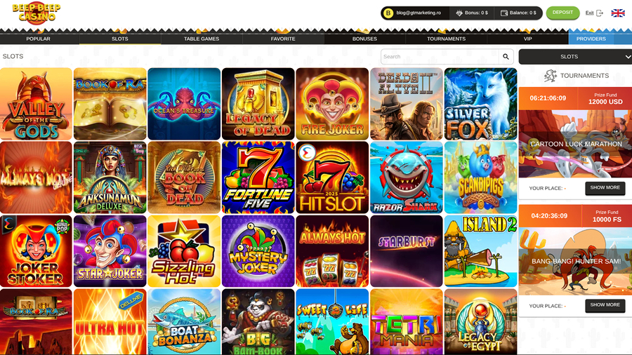 Beep Beep Casino Desktop Games