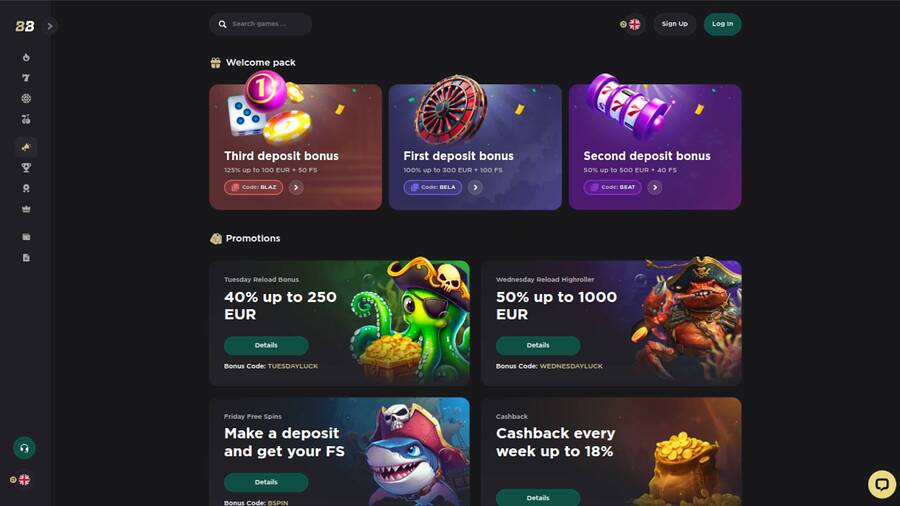 BelaBet Casino Promotions