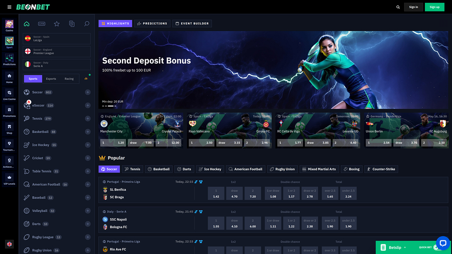 Beonbet Casino Escritorio Otros