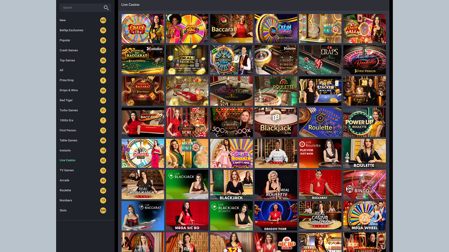Bet9ja Casino Desktop Live Dealer