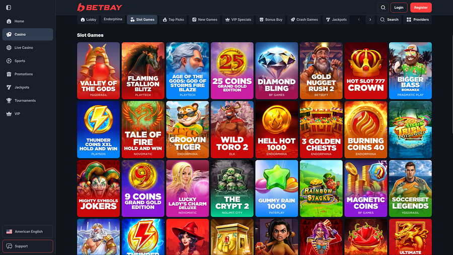 BetBay Casino Desktop Games