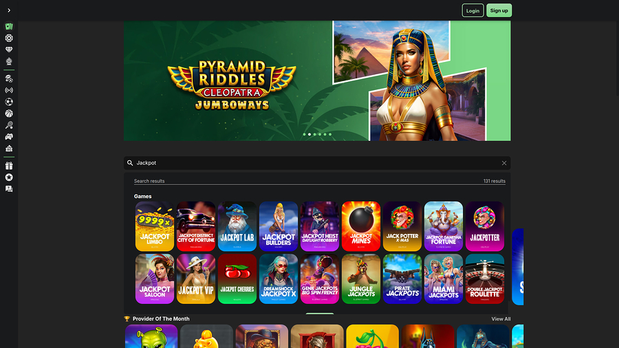 BetBlast Casino Desktop Jackpot