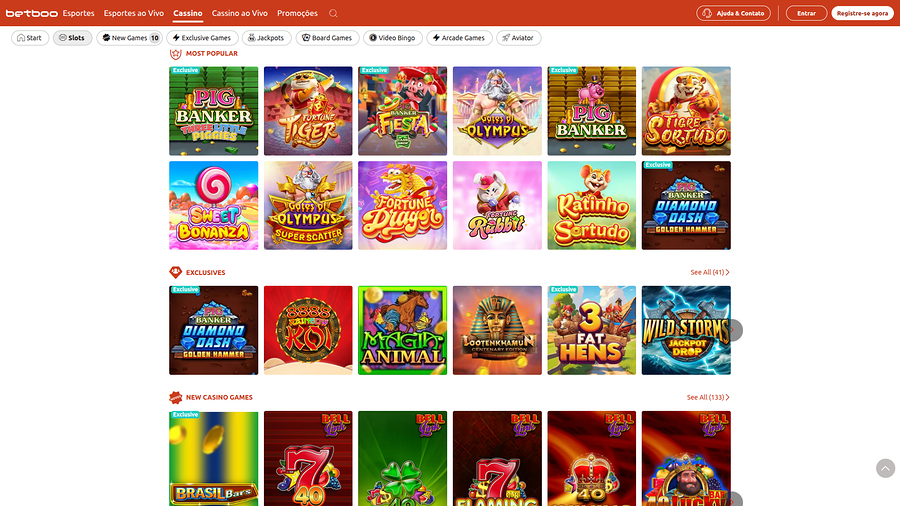 Betboo Casino Desktop Games