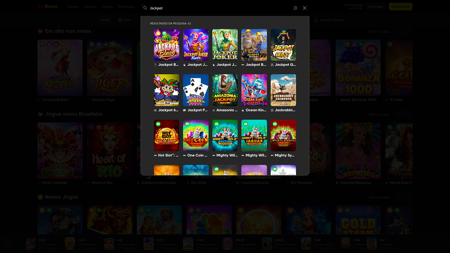 BetBoom Casino Desktop Jackpot