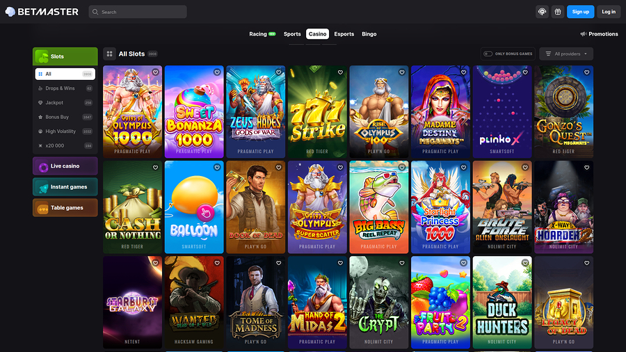 BetMaster Casino Desktop Games