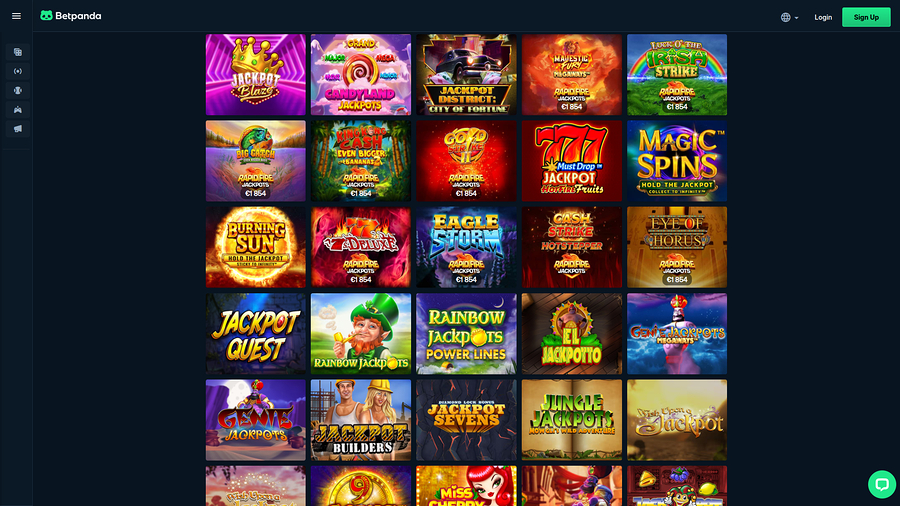 Bote de escritorio de BetPanda Casino