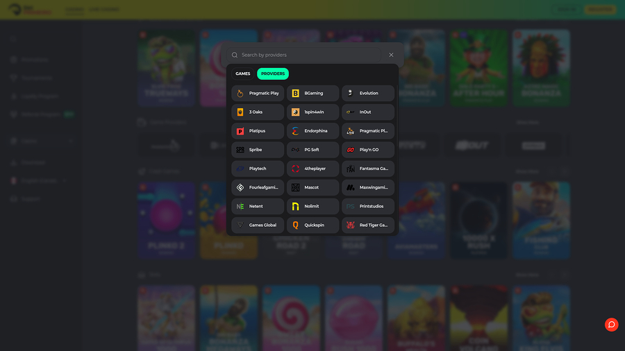 BetPRIMEIRO Casino Desktop Game Developers