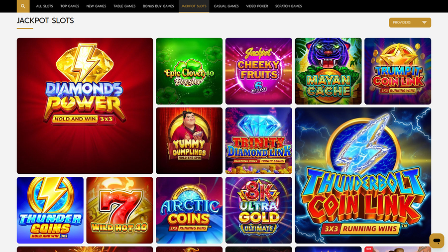 Betrophy Casino Desktop Jackpot