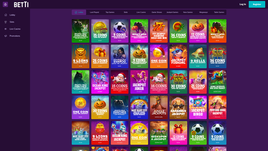 Betti Desktop Jackpot