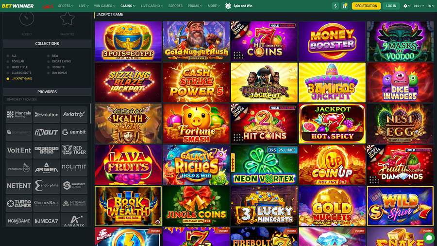 Bote de escritorio de BetWinner Casino