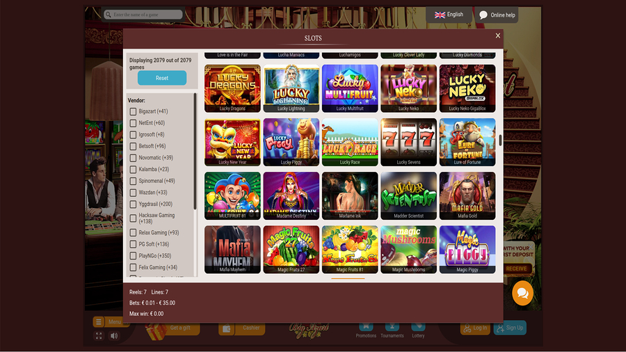 Big Azart Casino Desktop Game Developers